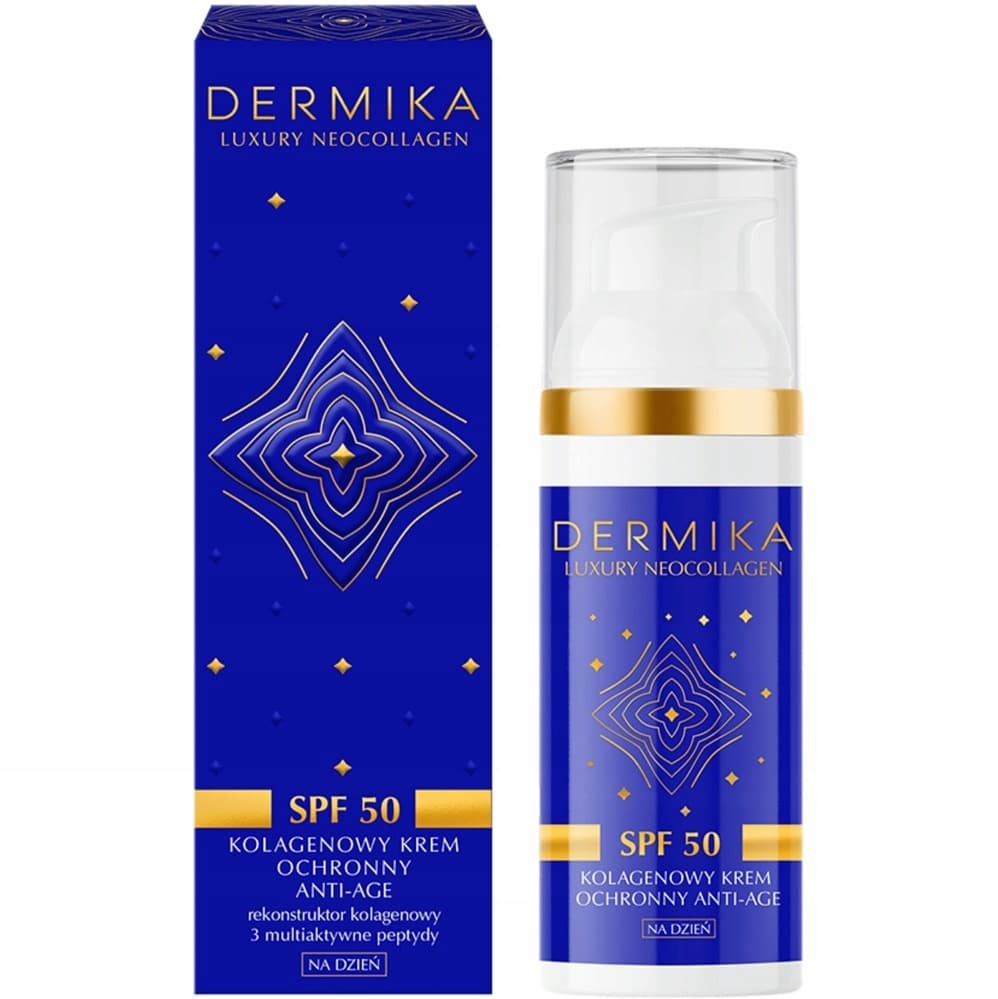 Luxury Neocollagen Krem Ochronny Przeciwzmarszczkowy SPF 50 Na Dzień