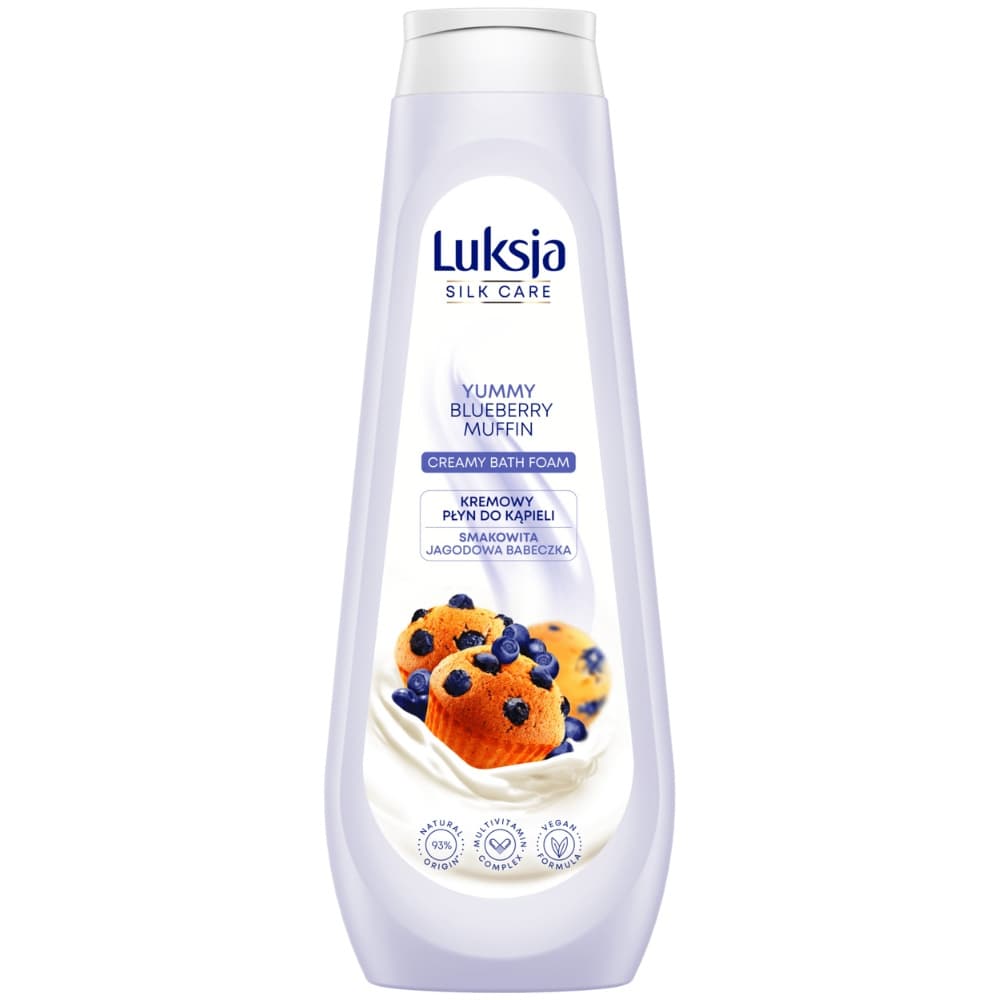 Silk Care Kremowy Płyn Do Kąpieli Smakowita Jagodowa Babeczka