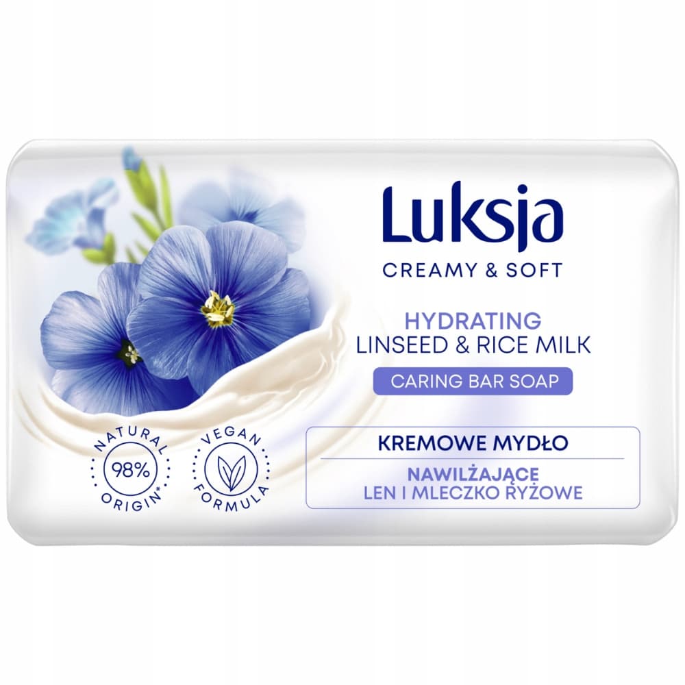 Creamy Soft Kremowe Mydło w Kostce Do Rąk Nawilżające Len