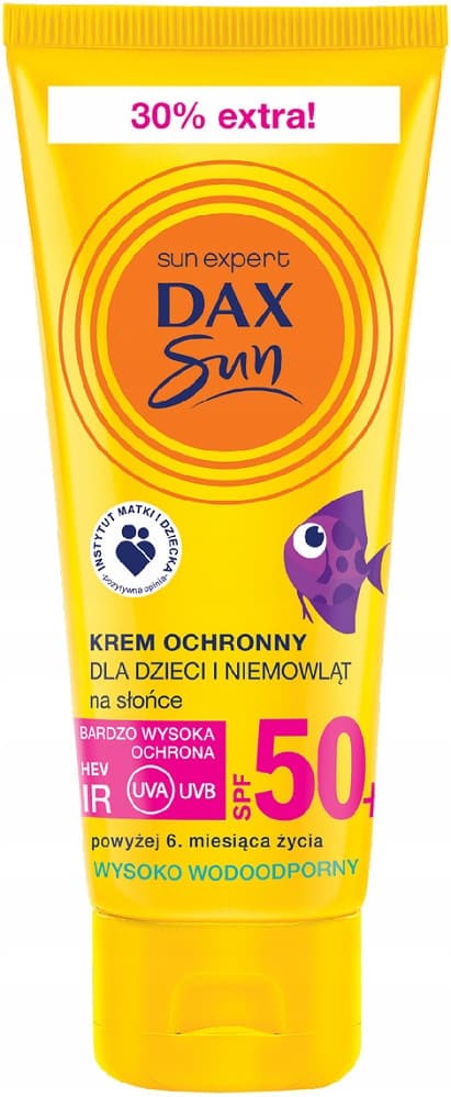 Dax Sun Ochronny krem dla dzieci i niemowląt powyżej 6 r.ż. na słońce SPF50+