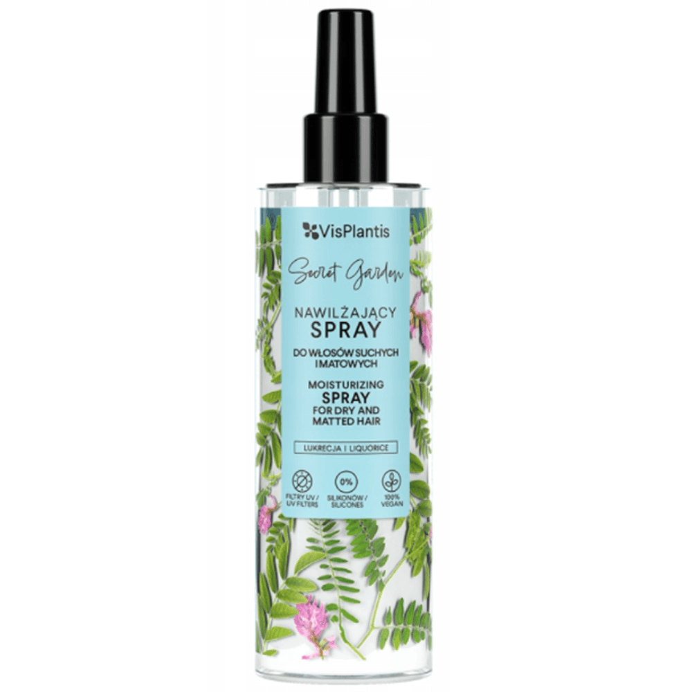 Spray Nawilżający Do Włosów Suchych Lukrecja Mgiełka Blask