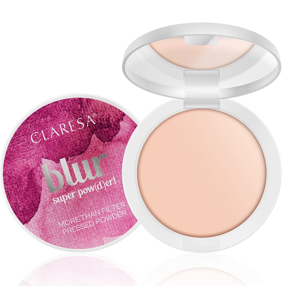 Blur Super Pow(D)er! Puder Prasowany z Lusterkiem Wygładzający