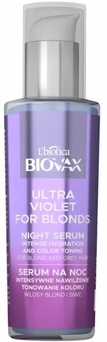 Biovax Ultra Violet Serum Na Noc Nawilżenie Tonowanie