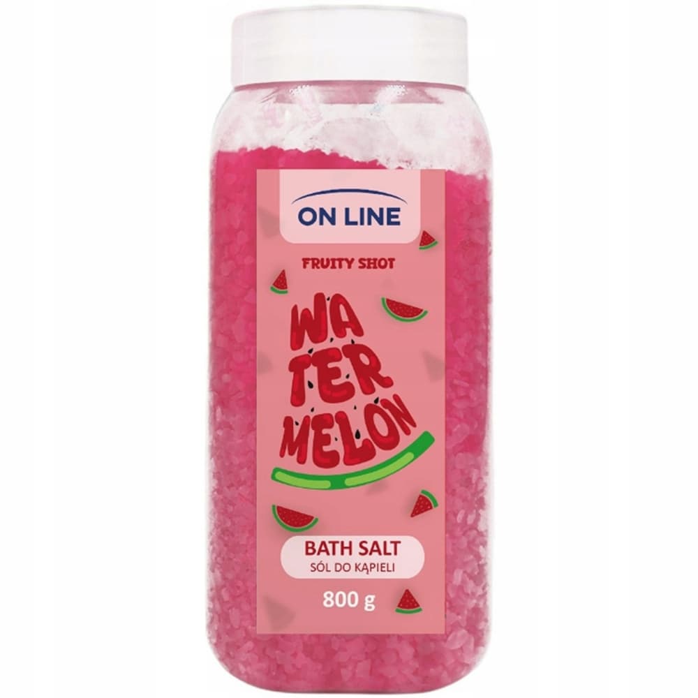 Fruity Shot Owocowa Odprężająca Ciało Sól Do Kąpieli Arbuz