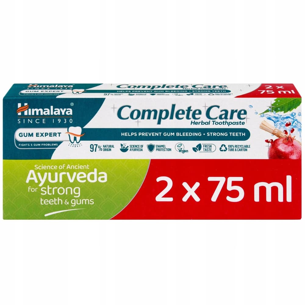 Complete Care Ayurveda Ziołowa Pasta Do Zębów Bez Fluoru