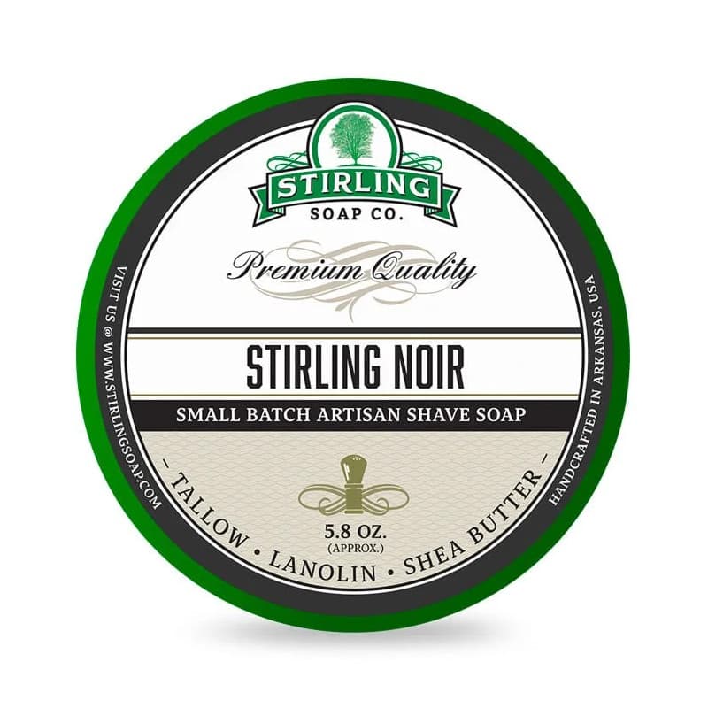 Stirling Noir mydło do golenia w tyglu