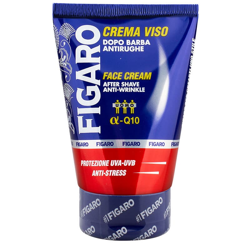 Uomo krem po goleniu przeciw zmarszczkowy z filtrami UVA UVB