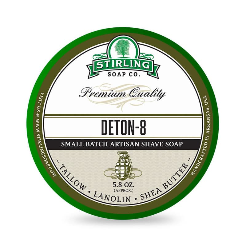 Stirling deton-8 mydło do golenia w tyglu