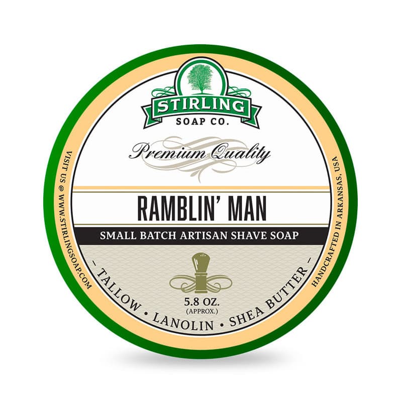 Stirling Rambling Man mydło do golenia w tyglu