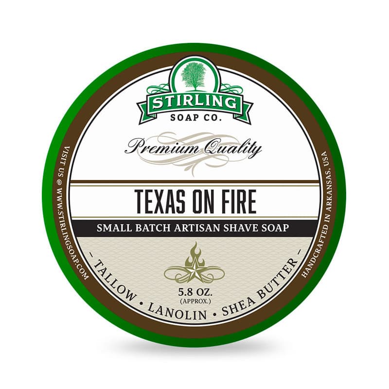 Stirling Texas on Fire mydło do golenia w tyglu