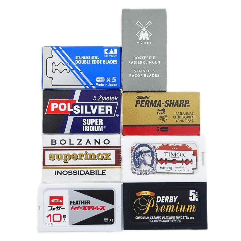 Zestaw testowy żyletek PREMIUM (8 paczek)