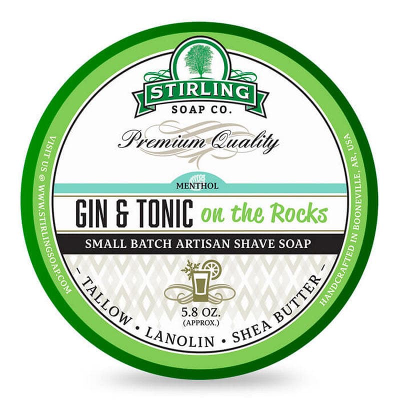 Stirling Gin and Tonic mydło do golenia w tyglu