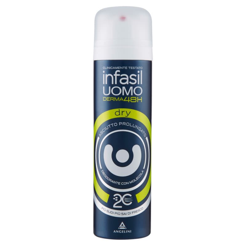 Uomo Dry 48h dezodorant deo spray (żółty)