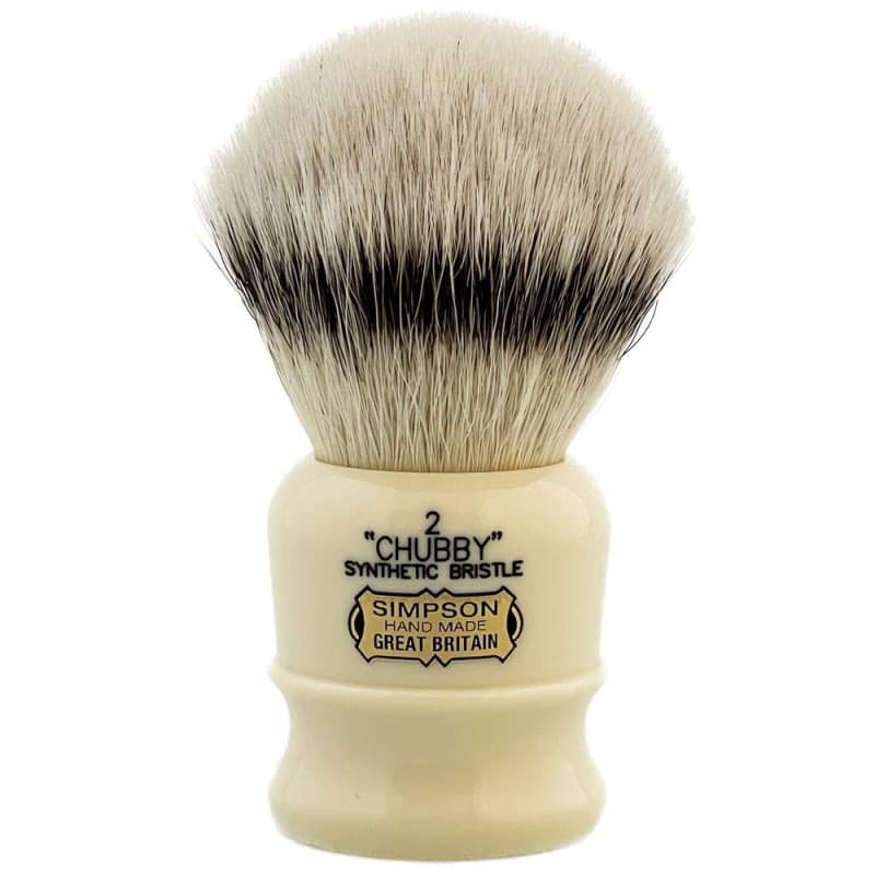 Chubby 2 Platinum Grade pędzel do golenia syntetyk kremowy
