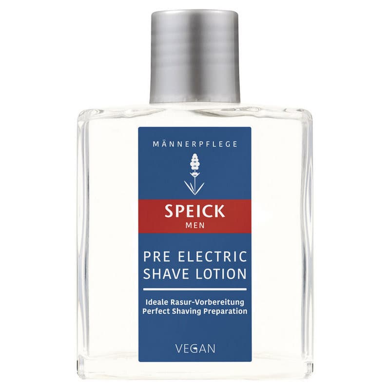 Men (niebieski) woda przed goleniem