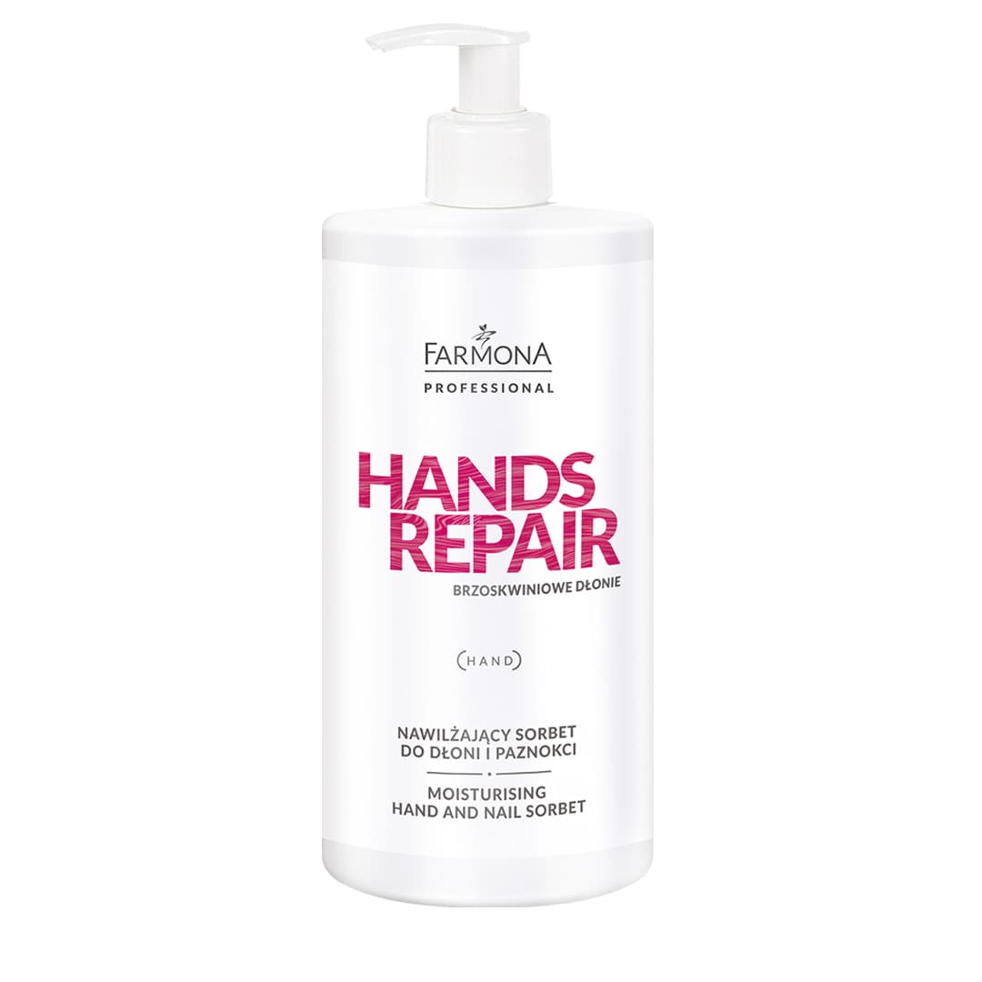 HANDS REPAIR Nawilżający sorbet do dłoni i paznokci