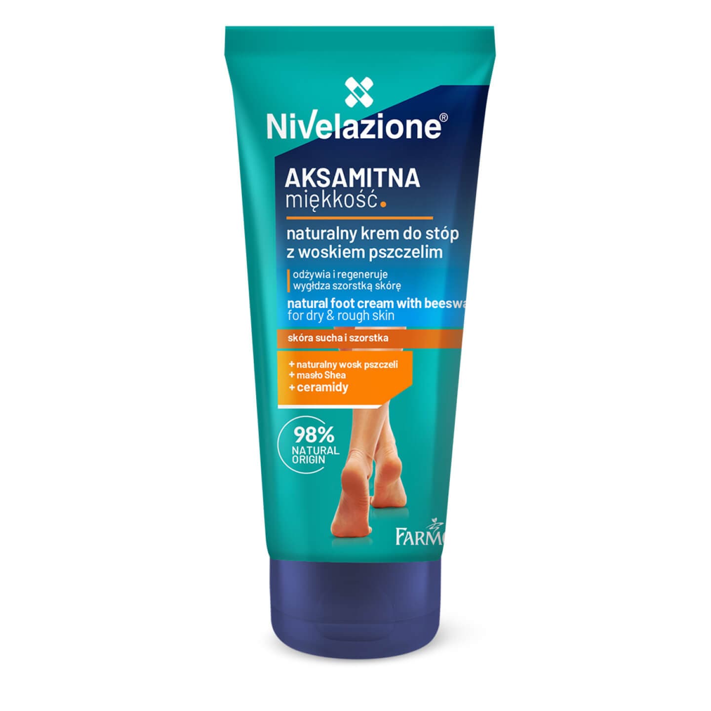 Nivelazione Naturalny krem do stóp z woskiem pszczelim
