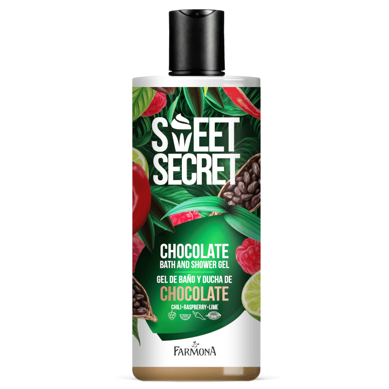 Chocolate żel do kąpieli i pod prysznic (etykieta w wersji angielskiej)