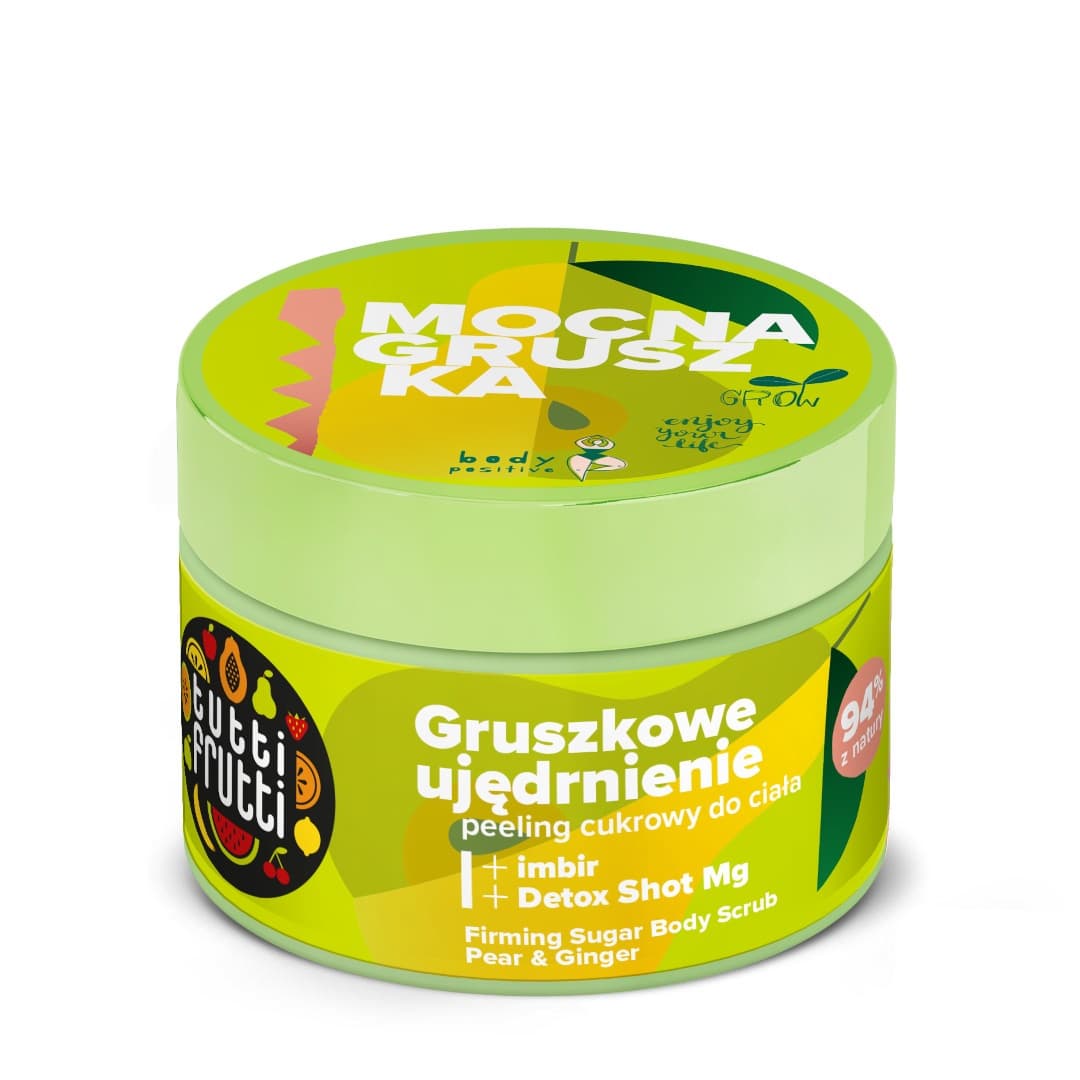 Tutti Frutti cukrowy peeling do ciała Mocna Gruszka
