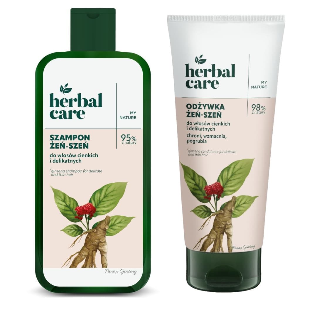 Hair Set Żeń-Szeń – do włosów cienkich i delikatnych