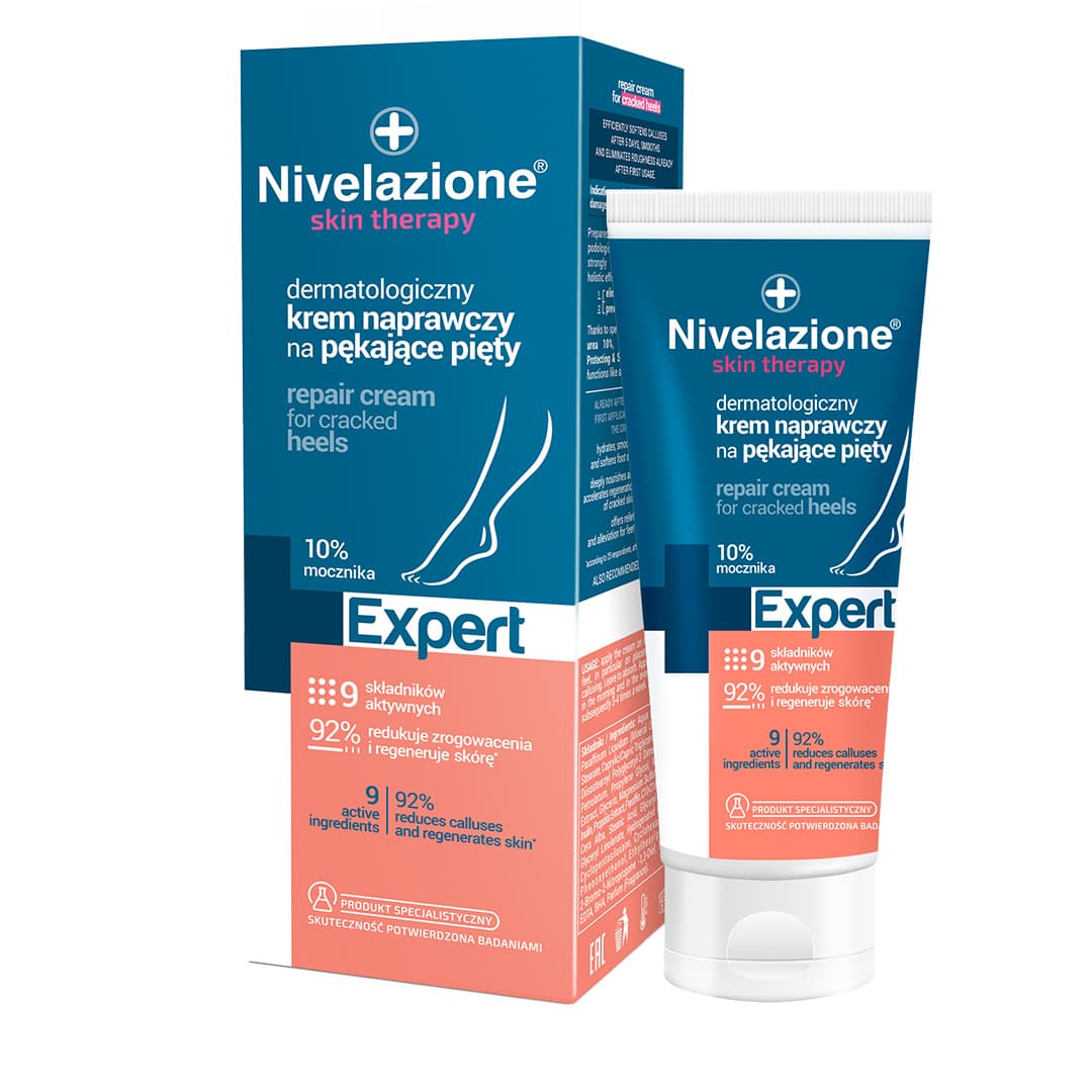 Dermatologiczny krem naprawczy na pękające pięty