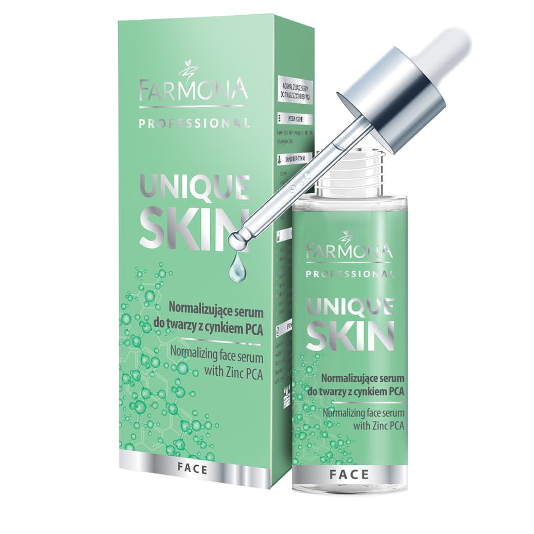UNIQUE SKIN Serum skutecznie normalizujące z cynkiem PCA