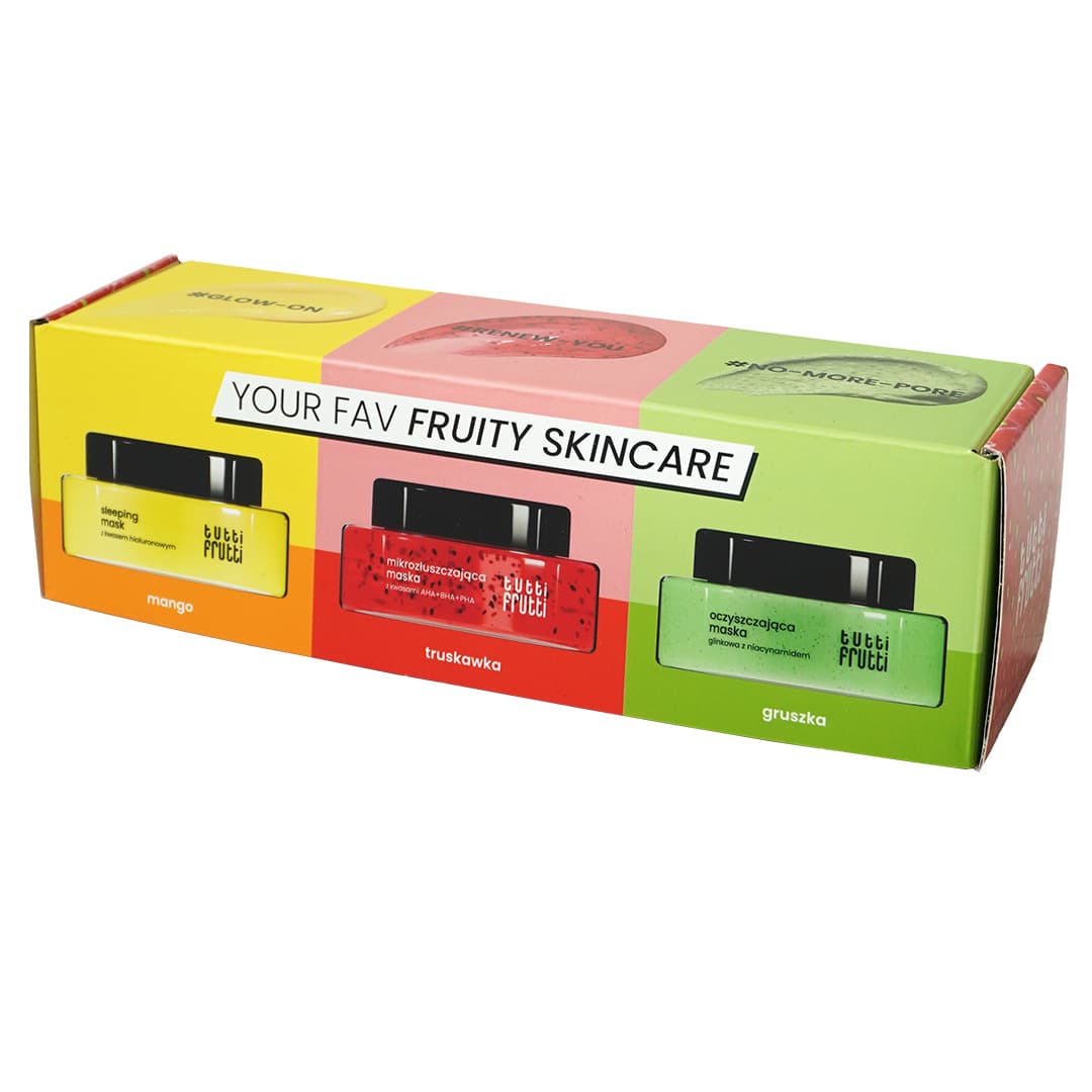 Zestaw Tutti Frutti YOUR FAV SKINCARE pielęgnacja twarzy