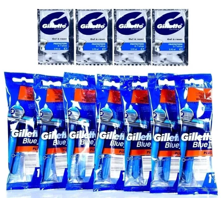 MASZYNKI DO GOLENIA BLUE II PLUS + ŻEL DO GOLENIA ZESTAW