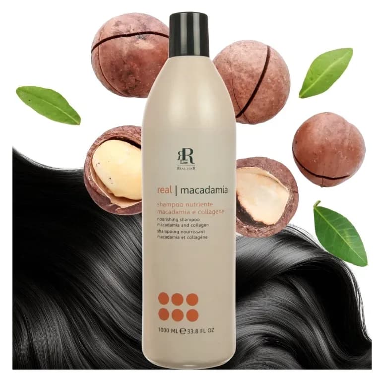 SZAMPON Do Włosów REAL STAR MACADAMIA Nawilżający RR Line Shampoo