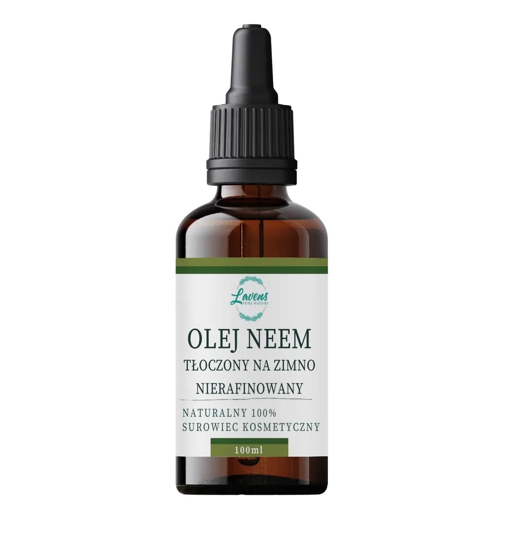 Olejek Neem Nierafinowany Olej Naturalny Tłoczony na Zimno