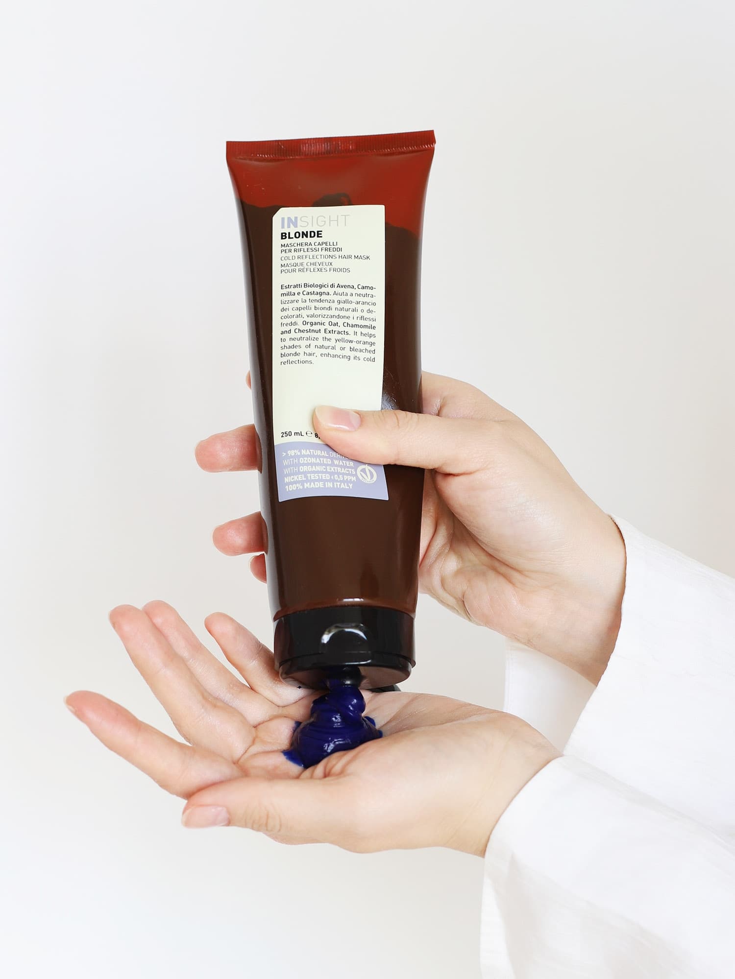 Maska do włosów blond z pigmentem - BLONDE MASK INSIGHT