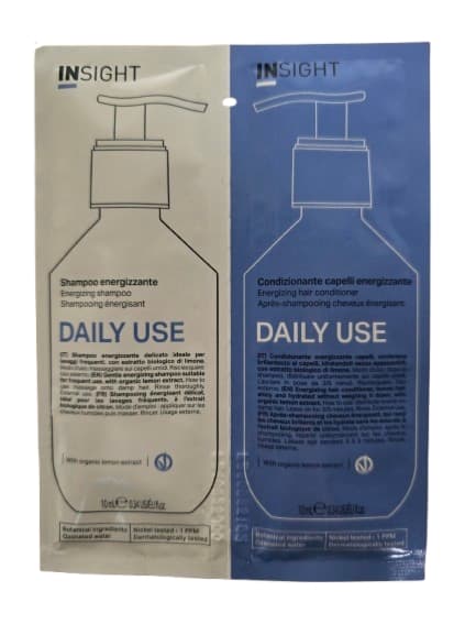 ENERGIZING SHAMPOO + CONDITIONER - Próbka szampon + odżywka do codziennej pielęgnacji INSIGHT+
