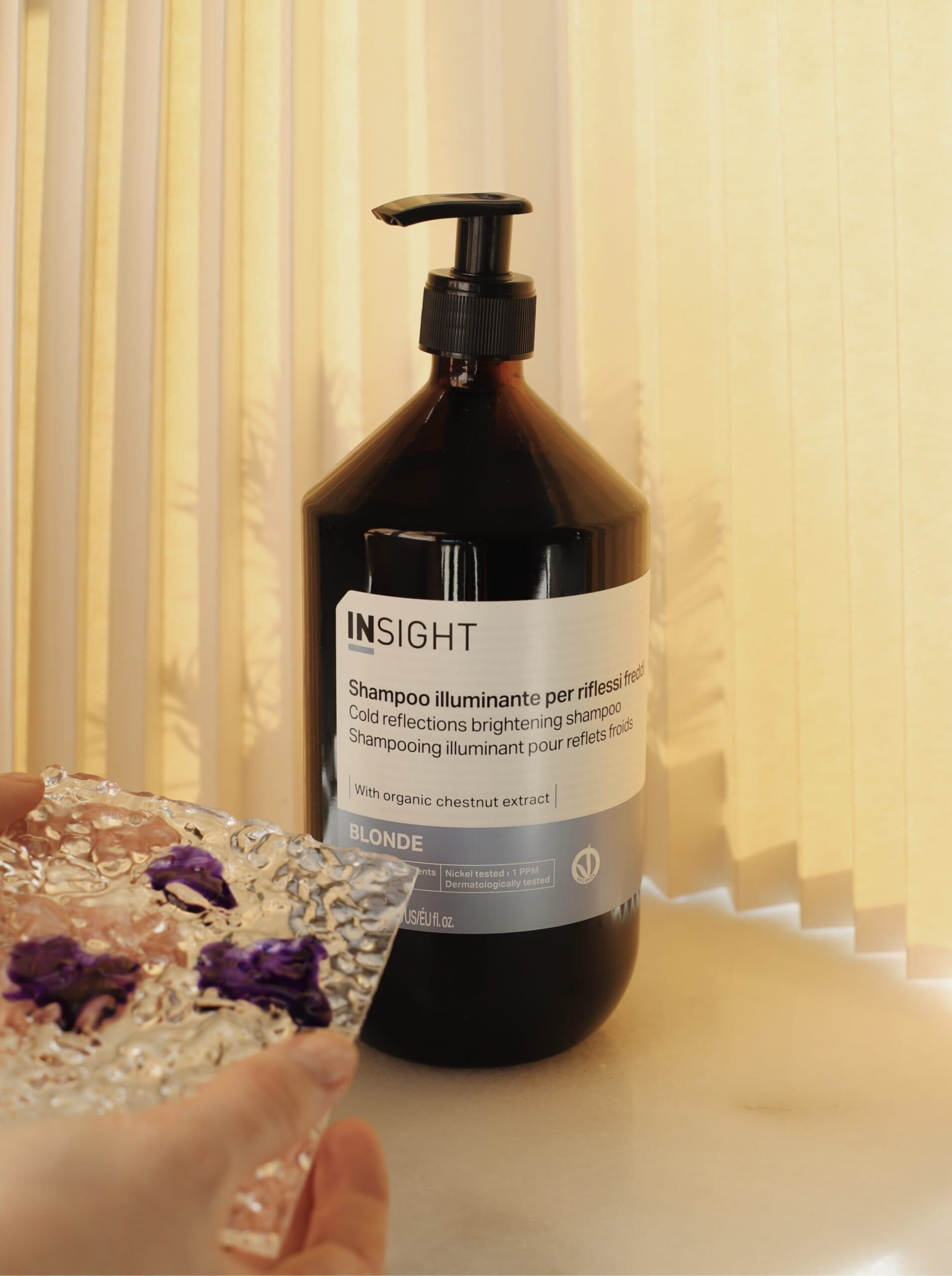 Szampon do włosów blond z pigmentem - BLONDE SHAMPOO INSIGHT