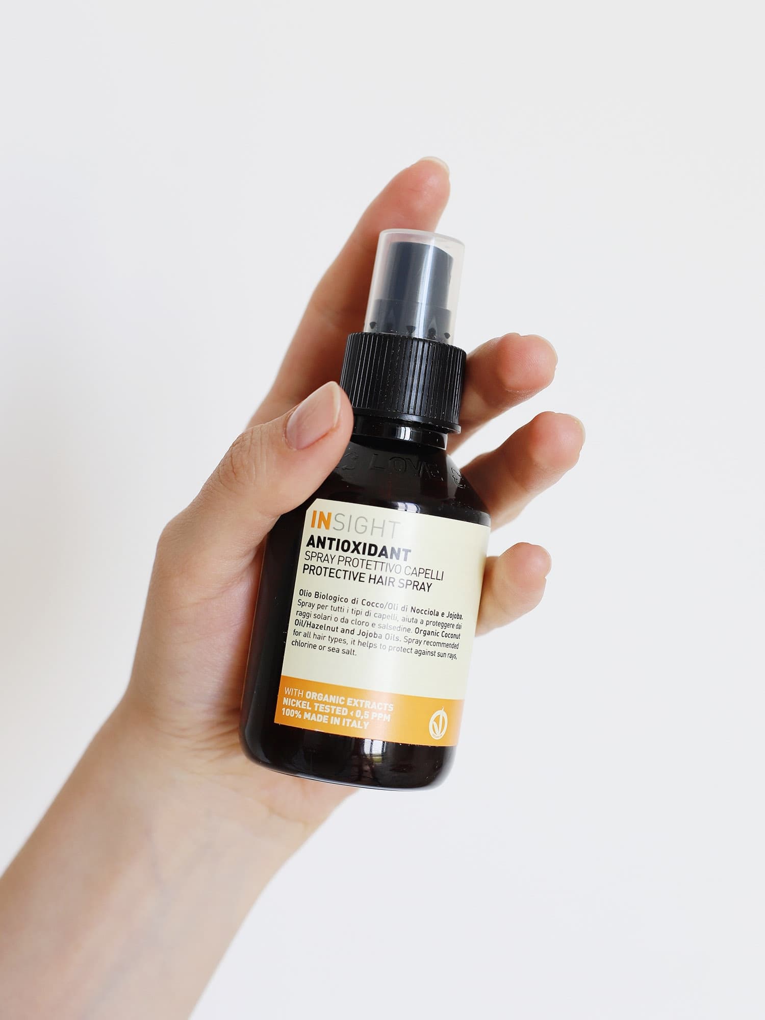 Nabłyszczający spray UV do włosów INSIGHT Antioxidant