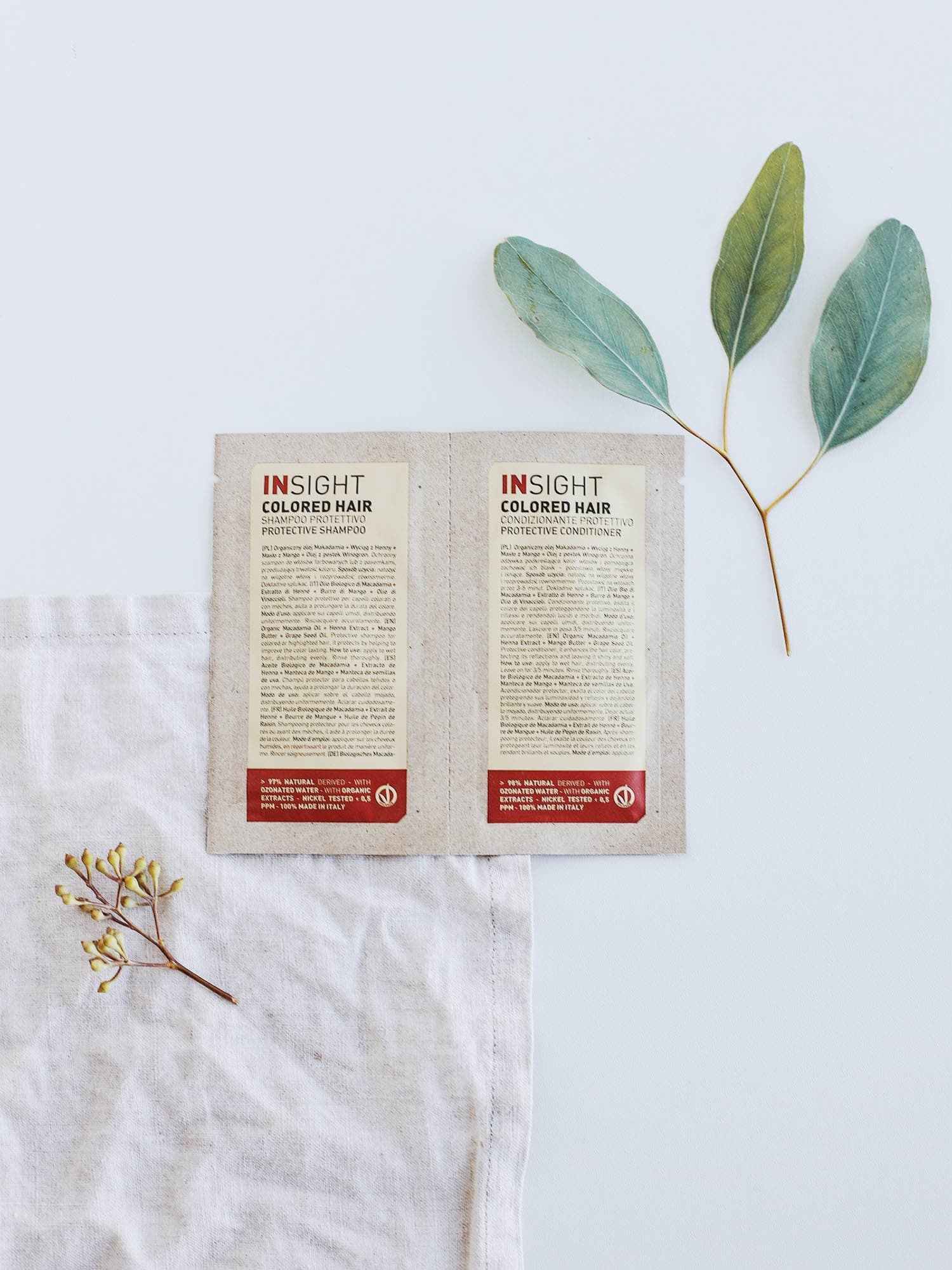 PROTECTIVE SHAMPOO + CONDITIONER - Próbka szampon + odżywka do włosów farbowanych INSIGHT+