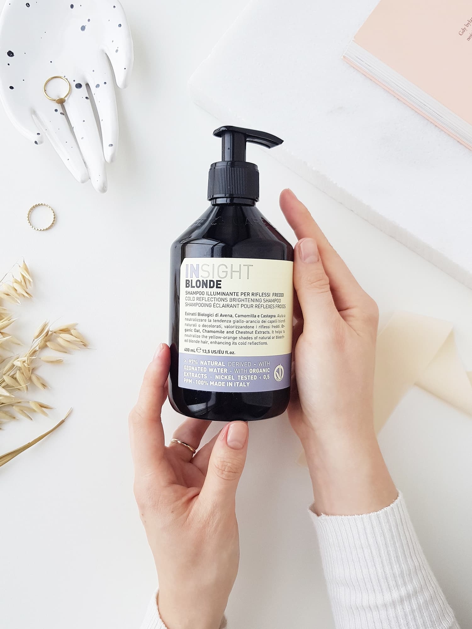 Szampon do włosów blond z pigmentem - BLONDE SHAMPOO INSIGHT