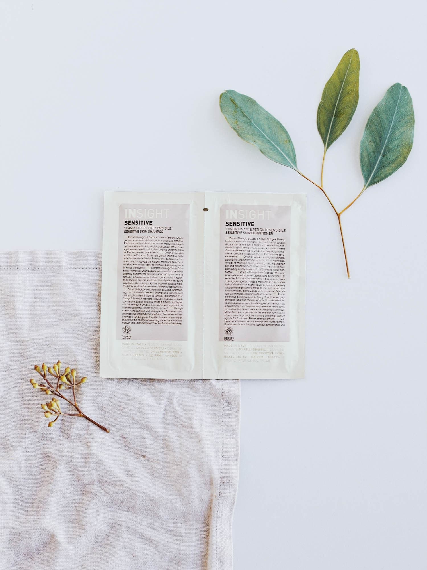 SENSITIVE SHAMPOO + CONDITIONER - Próbka szampon + odżywka do wrażliwej skóry głowy INSIGHT+