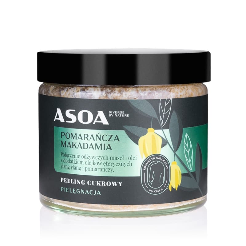 Peeling Tłuścioch - olej macadamia, olejek pomarańczowy i ylang ylang