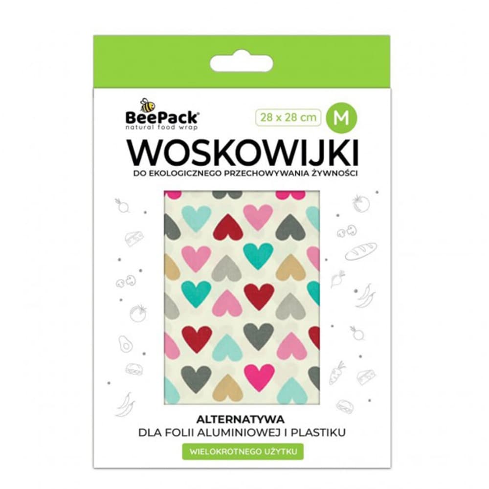 Woskowijka pojedyncza Kolorowe Serducha -. ( (28cm))