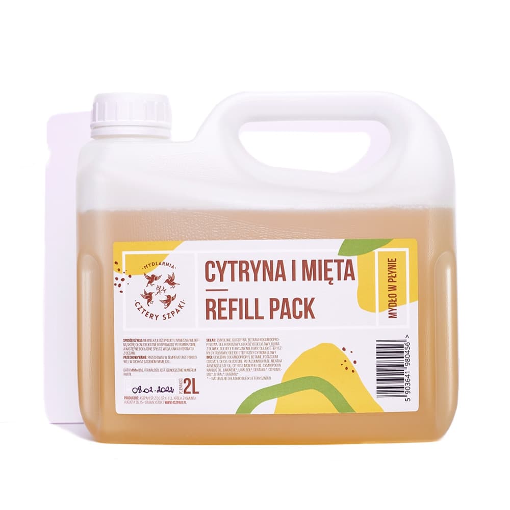 Mydło w płynie Cytryna i Mięta - refill