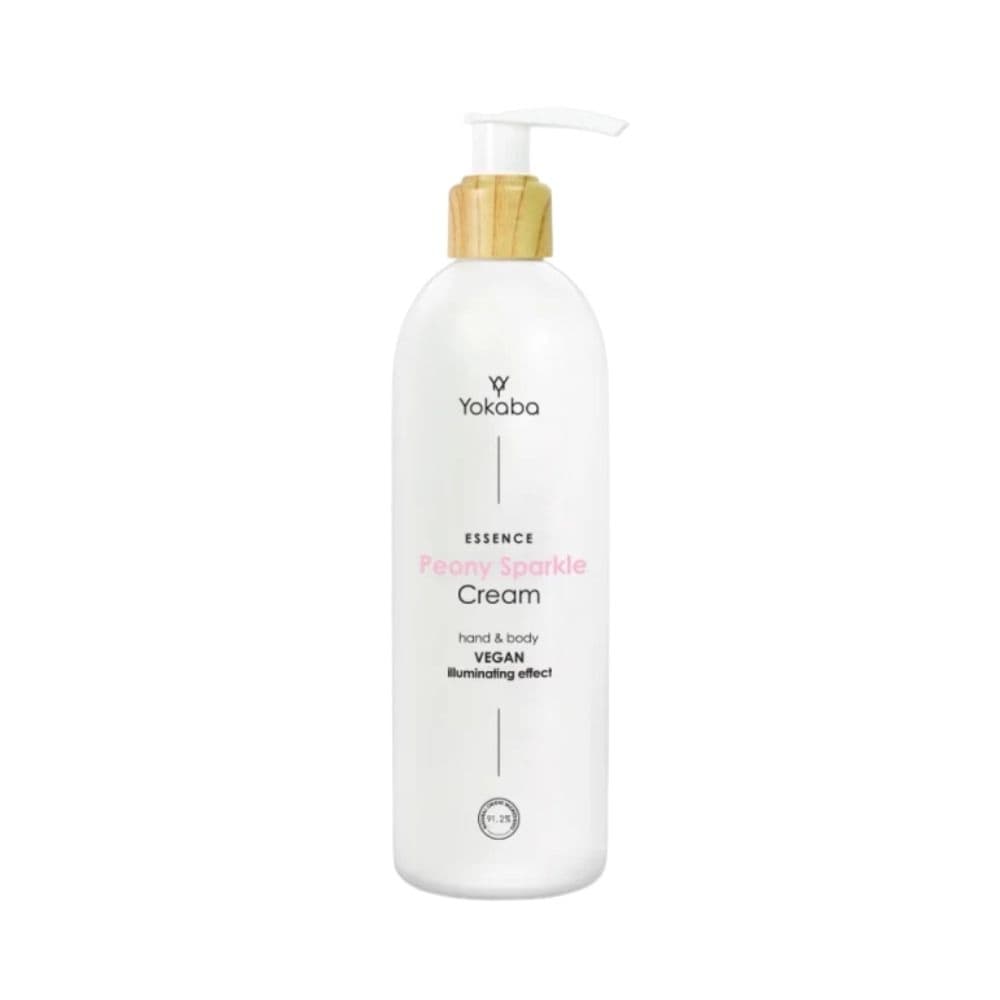 Krem do dłoni i ciała rozświetlający z drobinkami Peony Sparkle Cream