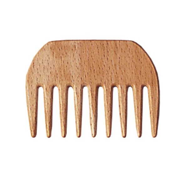 Grzebień drewniany Afro mały