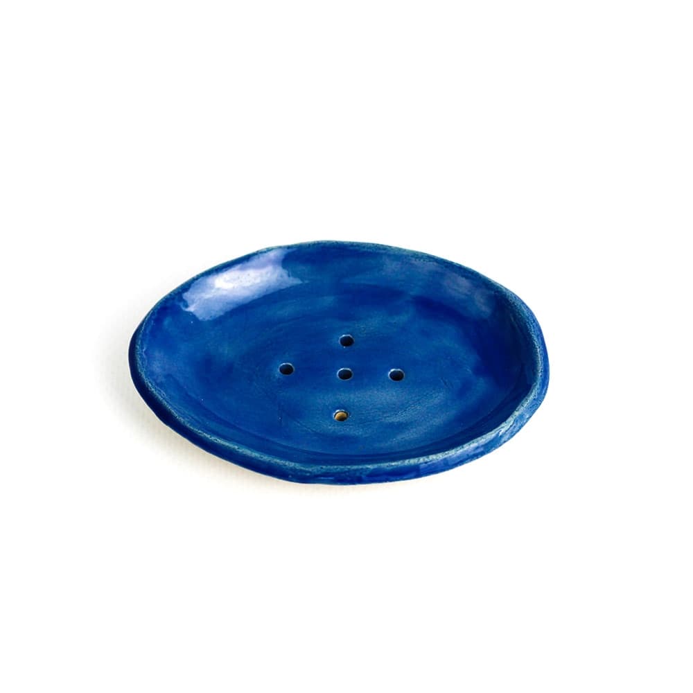 Mydelniczka Ceramiczna - niebieski