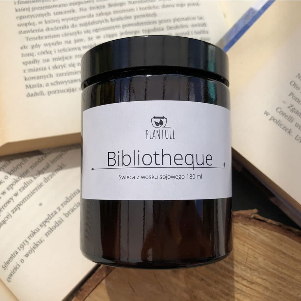 Świeca sojowa Bibliotheque SŁOIK