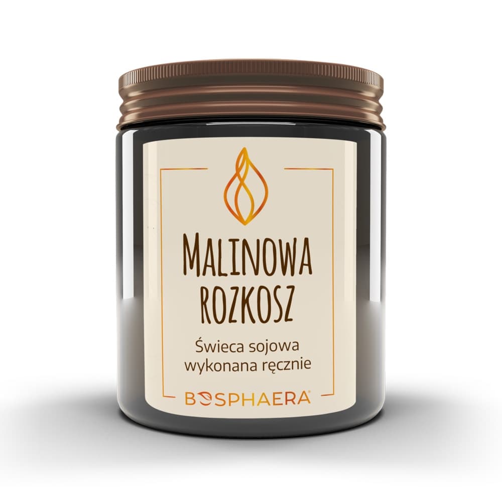 Sojowa świeca zapachowa Malinowa Rozkosz