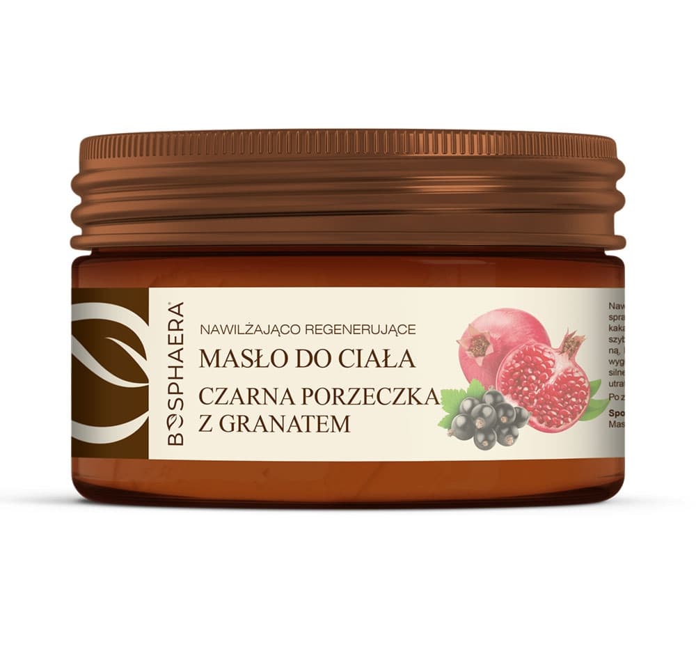 Nawilżająco - regenerujące masło do ciała Czarna Porzeczka z Granatem