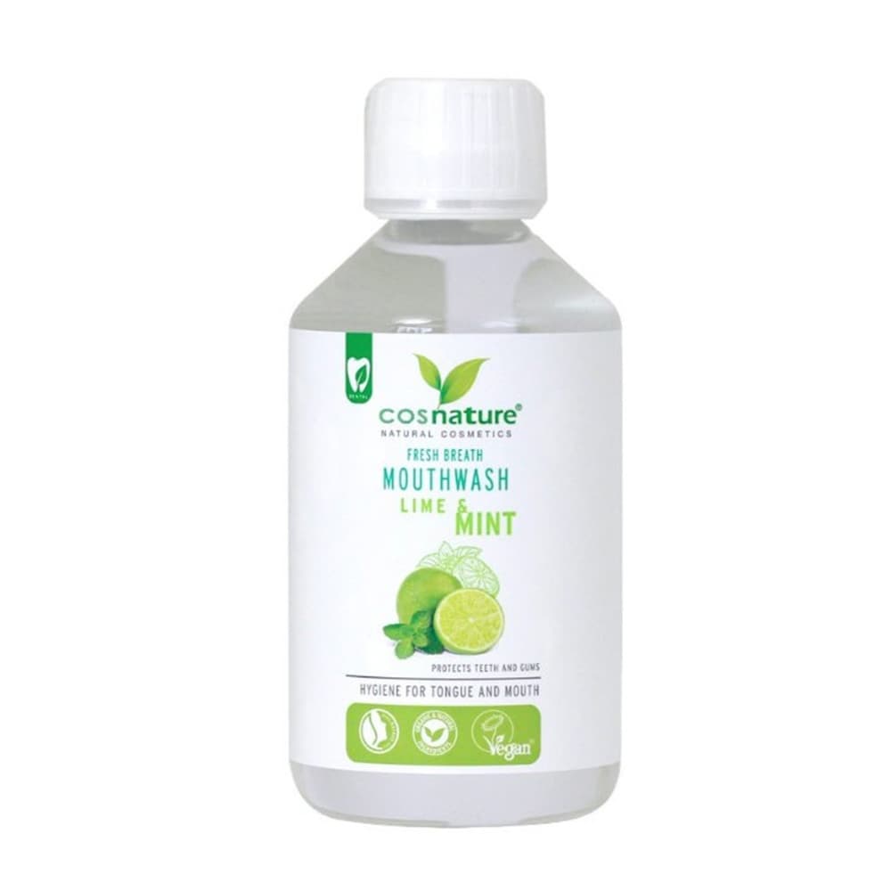 Naturalny płyn do płukania ust - limonka-mięta