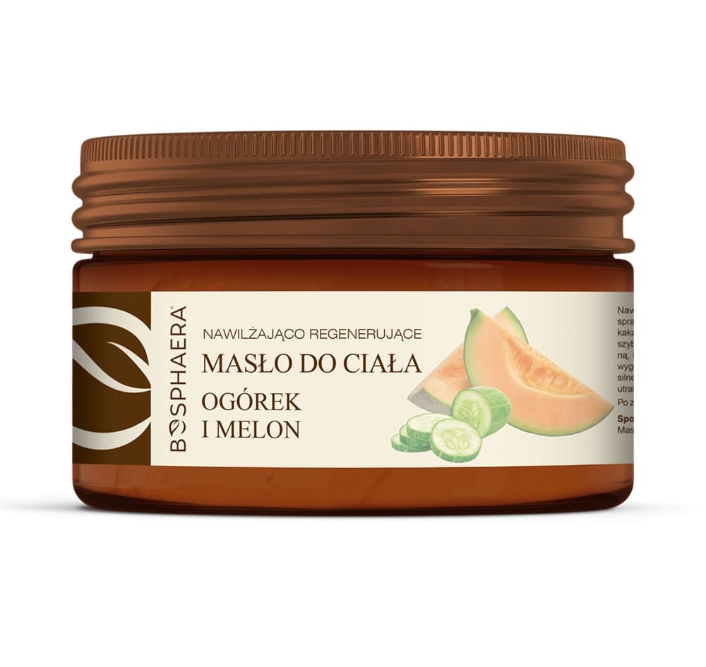 Nawilżająco - regenerujące masło do ciała Ogórek i Melon