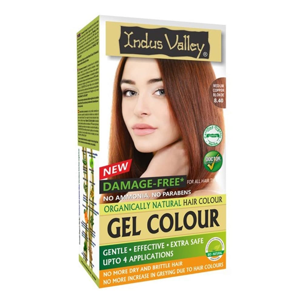Farba żelowa do włosów 8.4 Średni miedziany blond 1 op