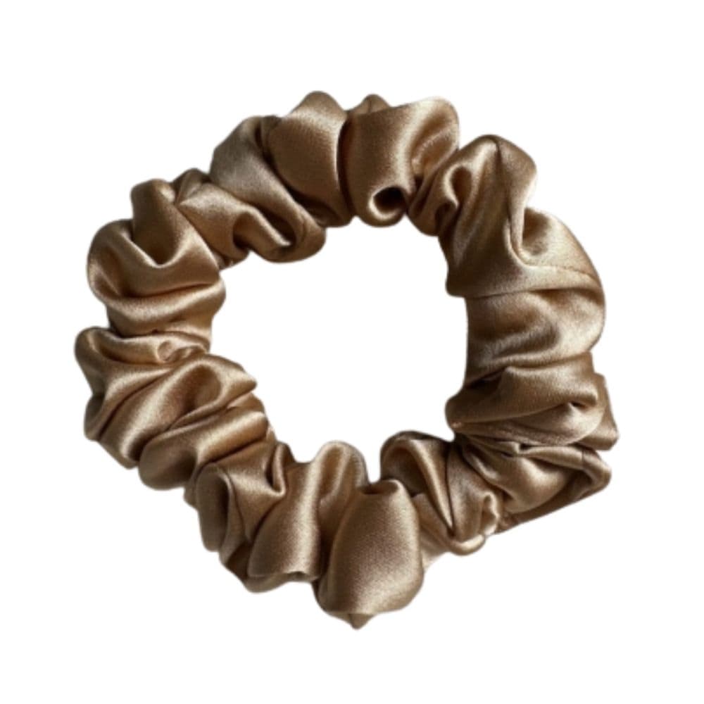 Scrunchie jedwabna mini - Prosecco